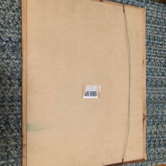 Chalkboard w/ distressed wood frame - Picture 3 of 3